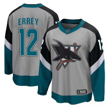 Breakaway Fanatics Branded Men's Bob Errey San Jose Sharks 2020/21 Special Edition Jersey - Gray