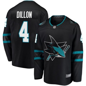 Breakaway Fanatics Branded Men's Brenden Dillon San Jose Sharks Alternate Jersey - Black
