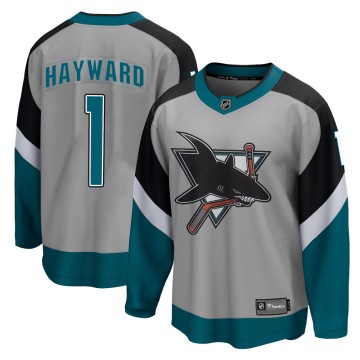 Breakaway Fanatics Branded Men's Brian Hayward San Jose Sharks 2020/21 Special Edition Jersey - Gray