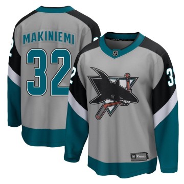 Breakaway Fanatics Branded Men's Eetu Makiniemi San Jose Sharks 2020/21 Special Edition Jersey - Gray