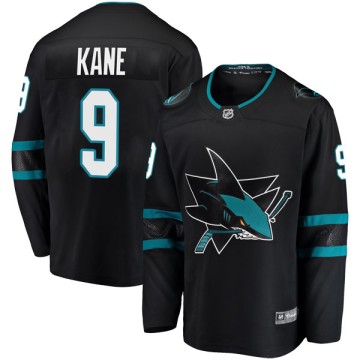 Breakaway Fanatics Branded Men's Evander Kane San Jose Sharks Alternate Jersey - Black
