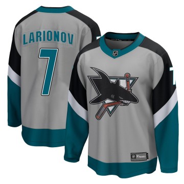 Breakaway Fanatics Branded Men's Igor Larionov San Jose Sharks 2020/21 Special Edition Jersey - Gray