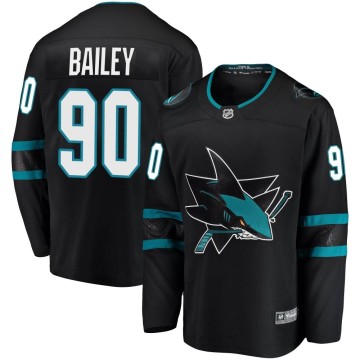 Breakaway Fanatics Branded Men's Justin Bailey San Jose Sharks Alternate Jersey - Black