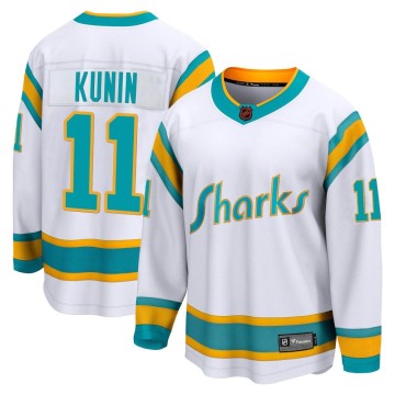 Breakaway Fanatics Branded Men's Luke Kunin San Jose Sharks Special Edition 2.0 Jersey - White