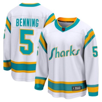 Breakaway Fanatics Branded Men's Matt Benning San Jose Sharks Special Edition 2.0 Jersey - White