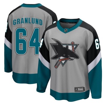 Breakaway Fanatics Branded Men's Mikael Granlund San Jose Sharks 2020/21 Special Edition Jersey - Gray
