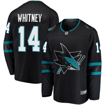 Breakaway Fanatics Branded Men's Ray Whitney San Jose Sharks Alternate Jersey - Black