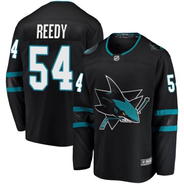 Breakaway Fanatics Branded Men's Scott Reedy San Jose Sharks Alternate Jersey - Black