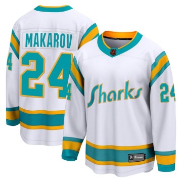 Breakaway Fanatics Branded Men's Sergei Makarov San Jose Sharks Special Edition 2.0 Jersey - White