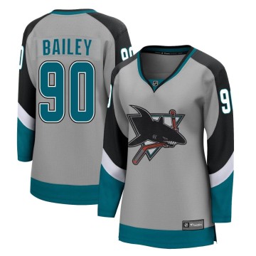 Breakaway Fanatics Branded Women's Justin Bailey San Jose Sharks 2020/21 Special Edition Jersey - Gray