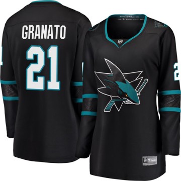 Breakaway Fanatics Branded Women's Tony Granato San Jose Sharks Alternate Jersey - Black