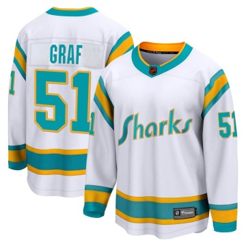 Breakaway Fanatics Branded Youth Collin Graf San Jose Sharks Special Edition 2.0 Jersey - White