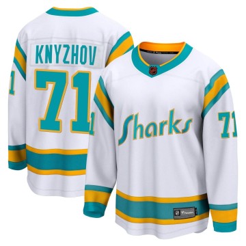 Breakaway Fanatics Branded Youth Nikolai Knyzhov San Jose Sharks Special Edition 2.0 Jersey - White