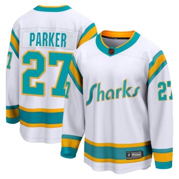 Breakaway Fanatics Branded Youth Scott Parker San Jose Sharks Special Edition 2.0 Jersey - White