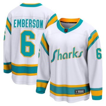 Breakaway Fanatics Branded Youth Ty Emberson San Jose Sharks Special Edition 2.0 Jersey - White